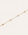 Triple Dots Steel Gold-Plated Necklace