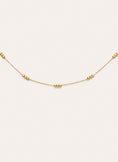 Triple Dots Steel Gold-Plated Necklace