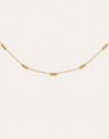 Triple Dots Steel Gold-Plated Necklace