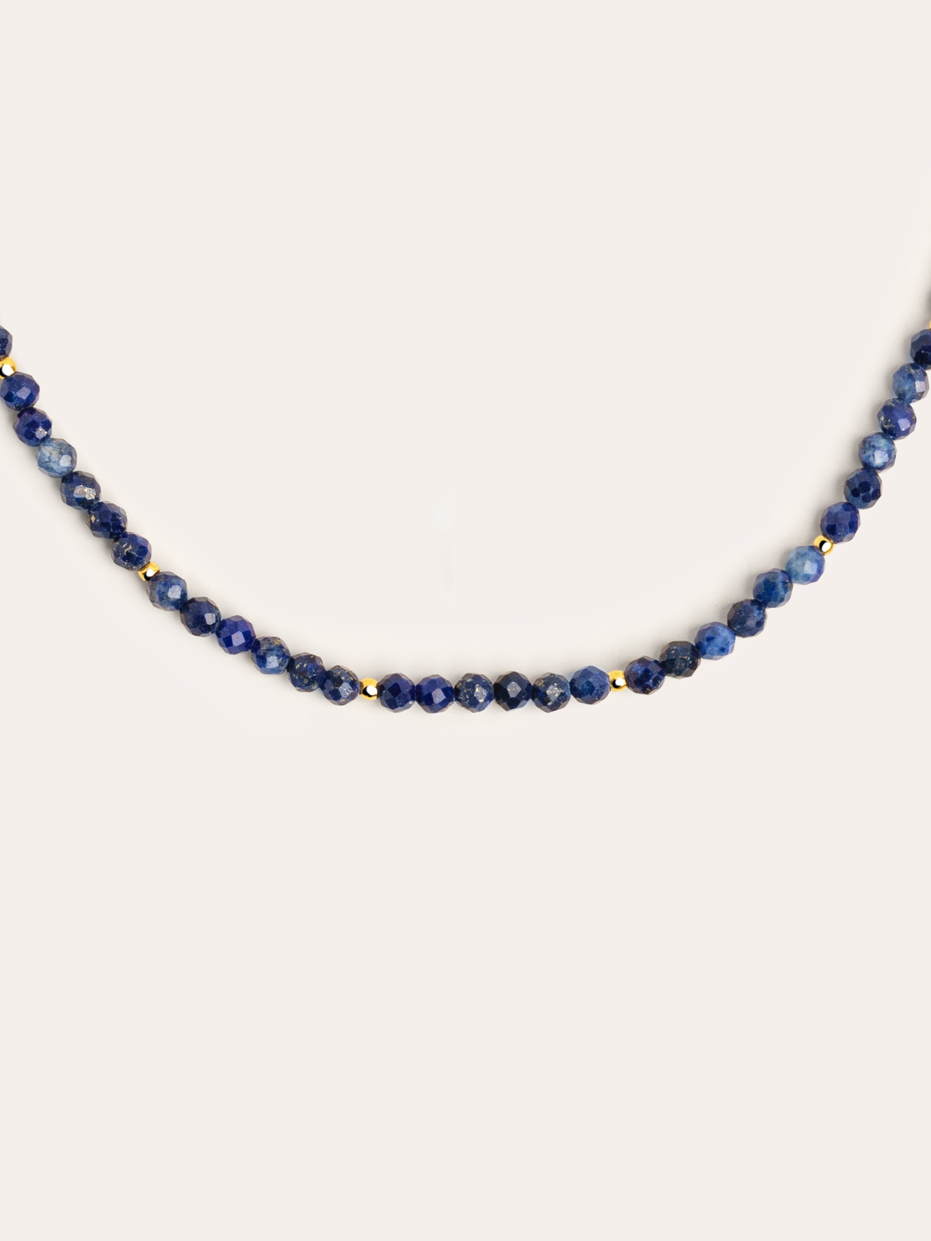 Altea Dots Blue Gold Necklace