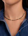 Altea Dots Tourmaline Syra Gold Necklace