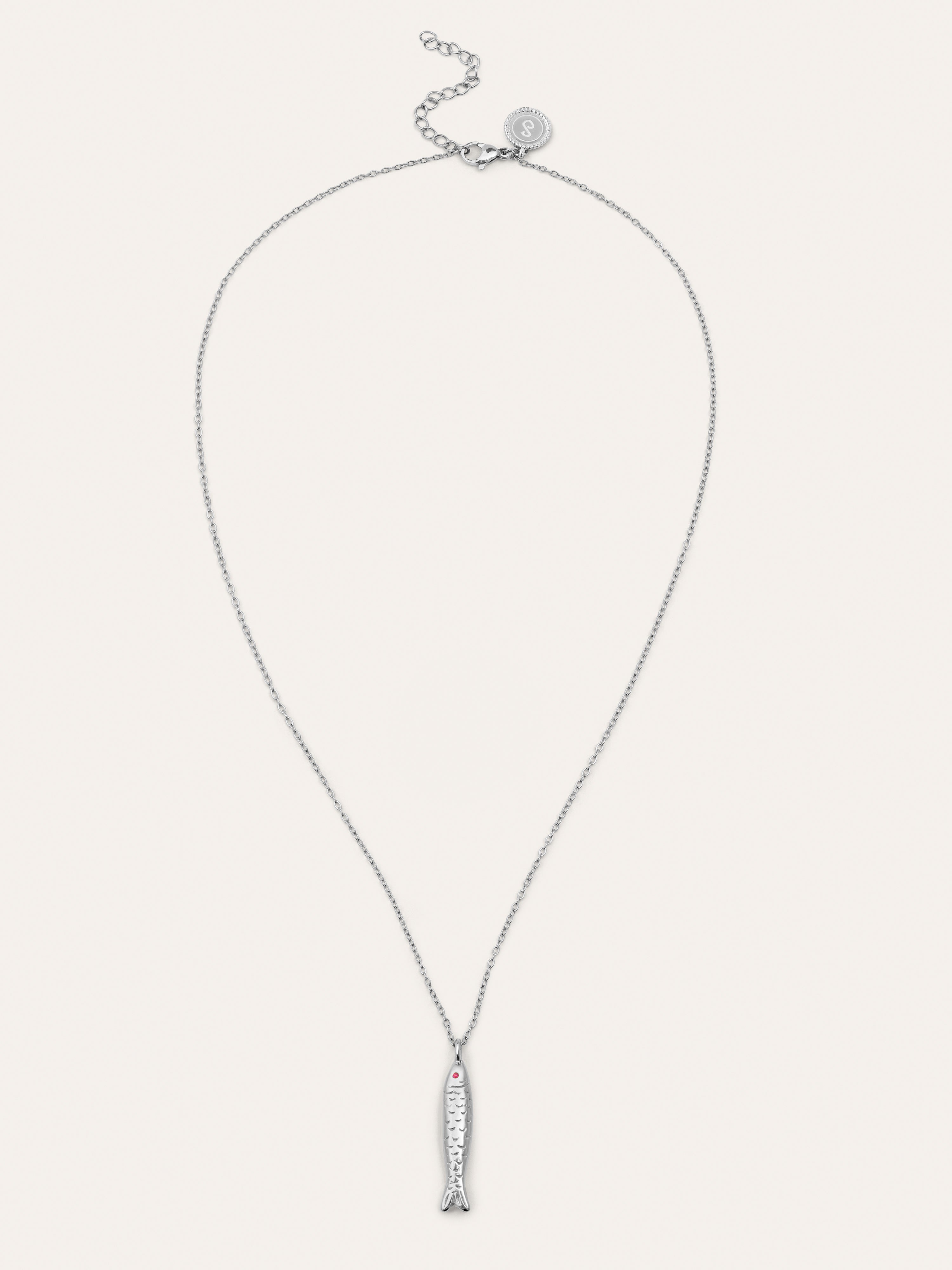 Aqua Fish Stainless Steel Necklace