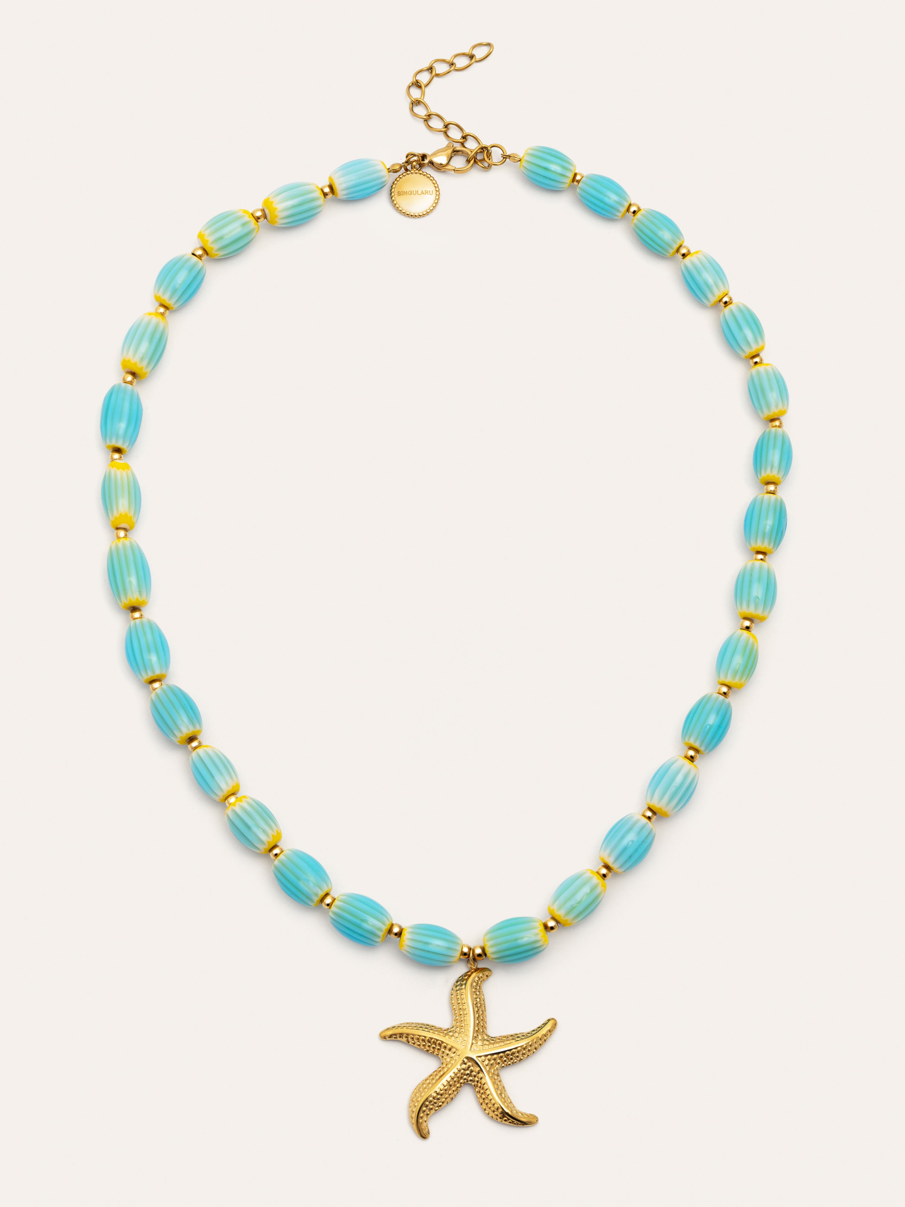 Ariel Colors Stainless Steel Gold Necklace