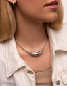 Ballon Stainless Steel Hoop Necklace