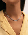 Collar Big Cord Acero