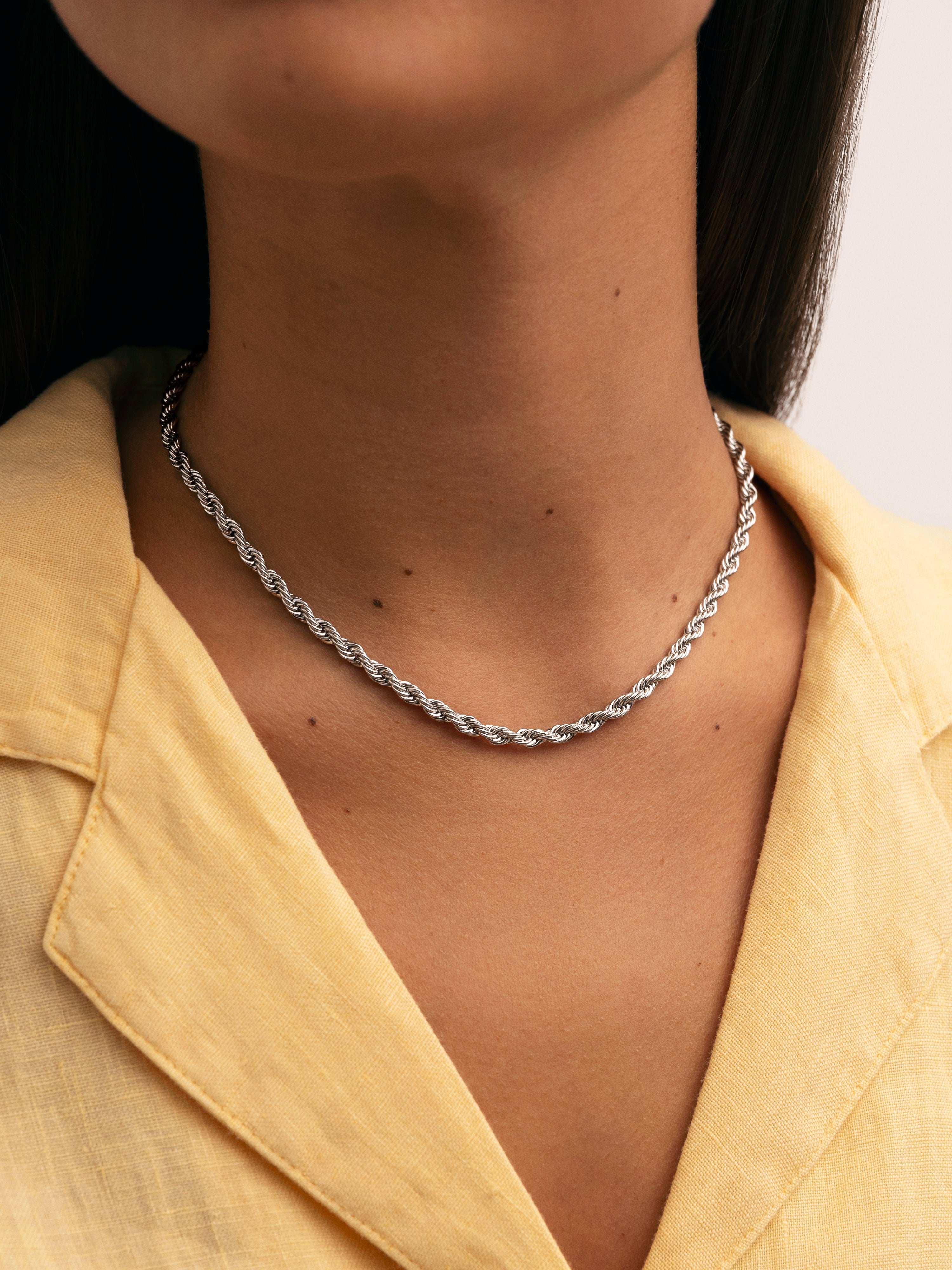Collar Big Cord Acero