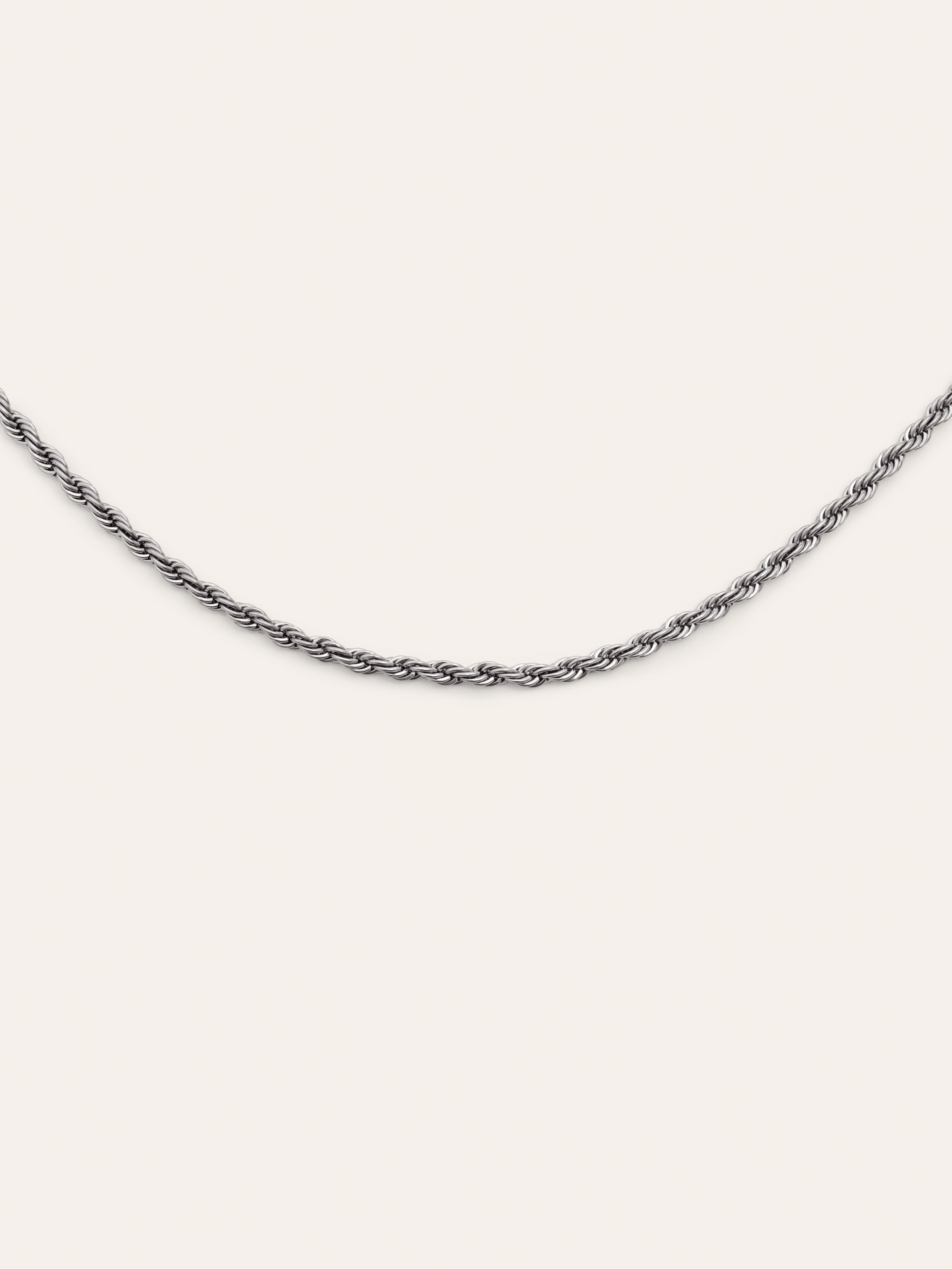 Collar Big Cord Acero