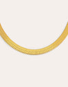 Big Lisse Stainless Steel Gold Necklace