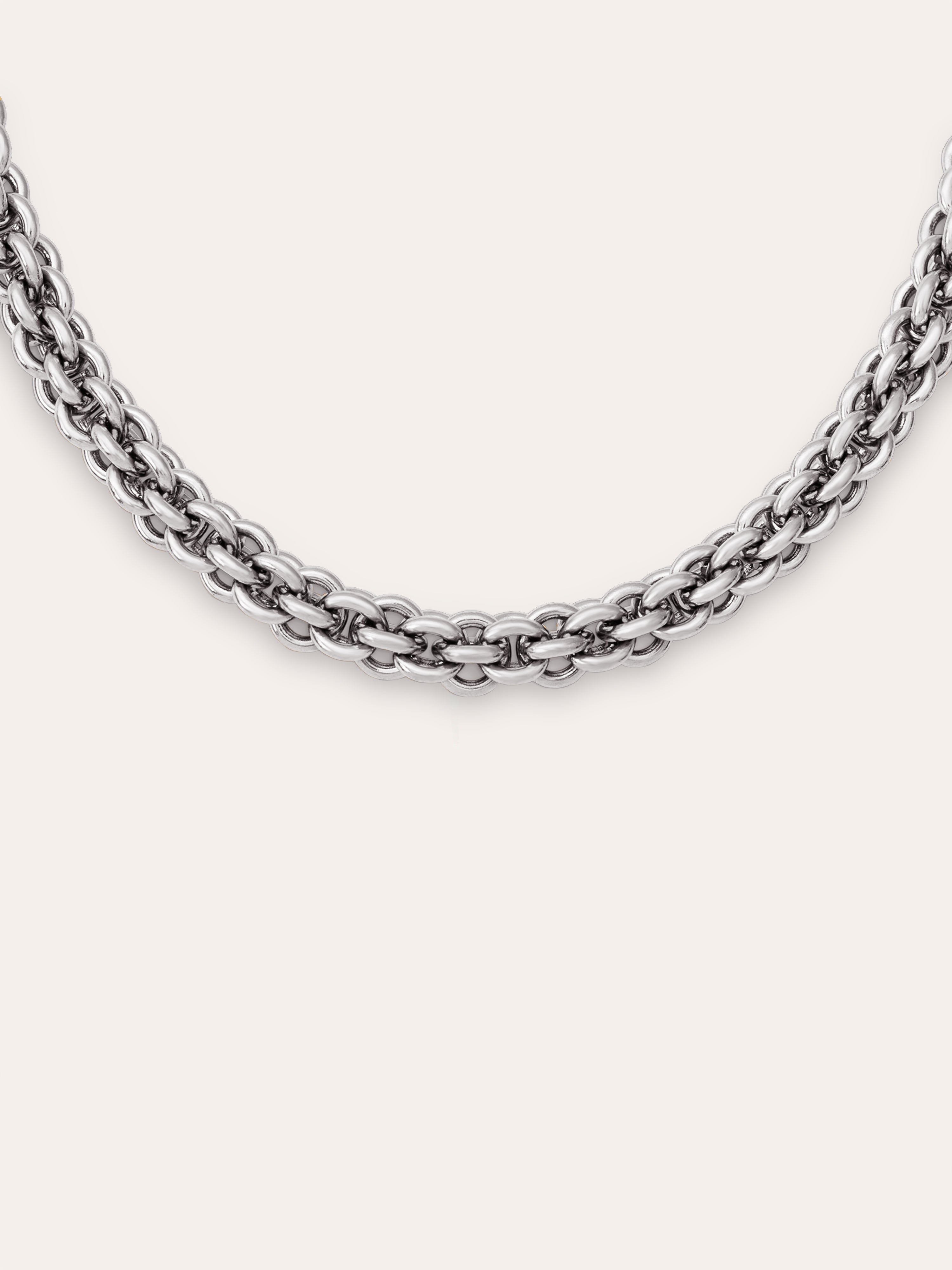 Big Rope Stainless Steel Necklace