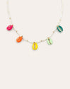 Boho Color Shells Stainless Steel Gold Necklace