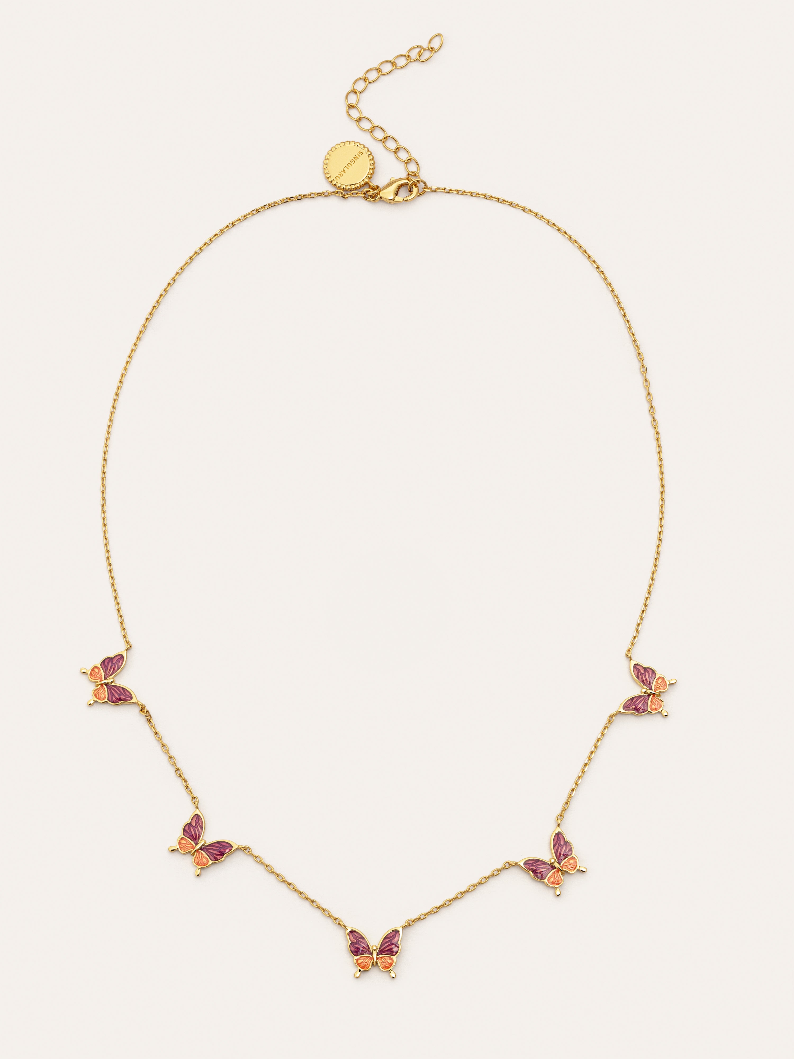 Butterfly Gold Necklace 