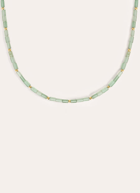 Cala Dots Jade Gold Necklace 