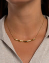 Cane Stainless Steel Gold Necklace