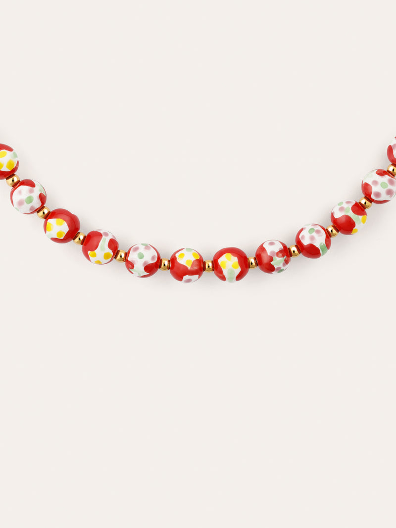 Carmesí Stainless Steel Gold Necklace