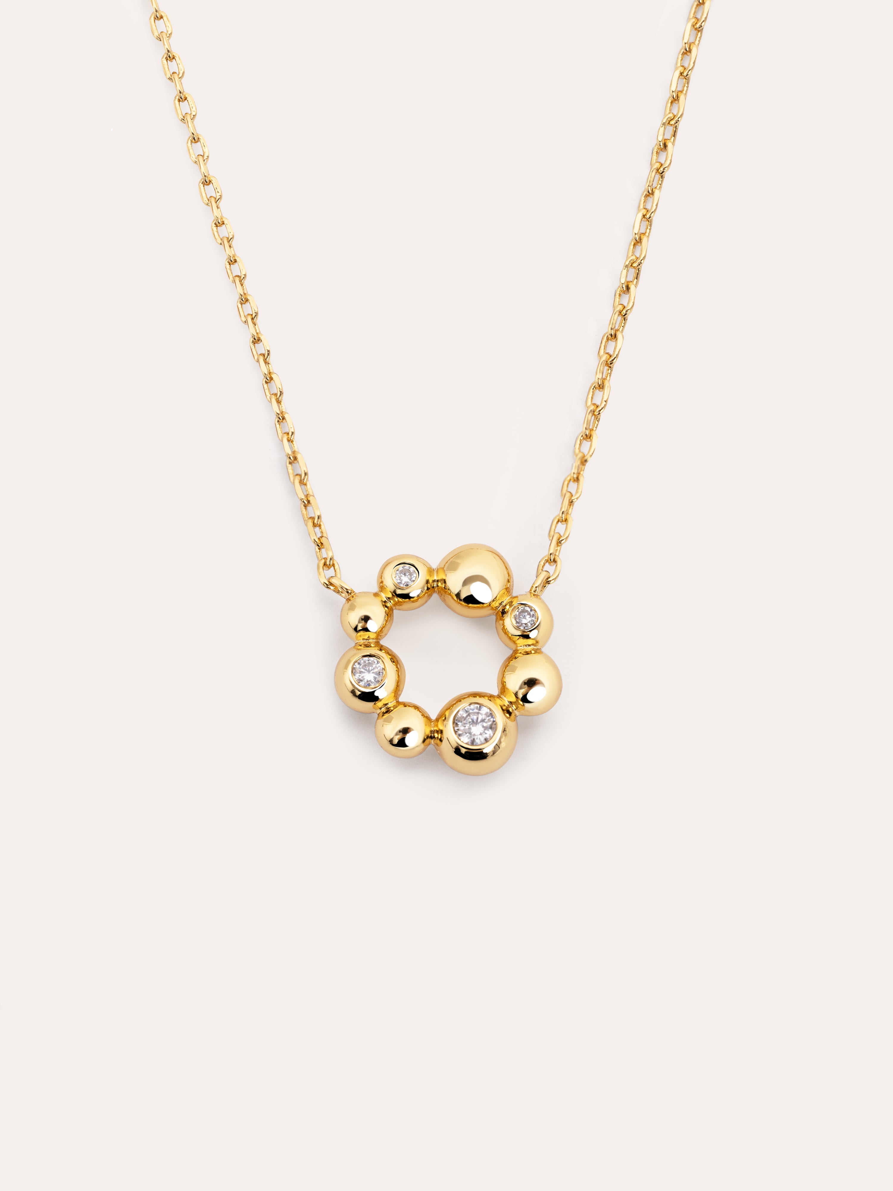 Gold Plated Cava Necklace