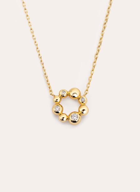 Gold Plated Cava Necklace