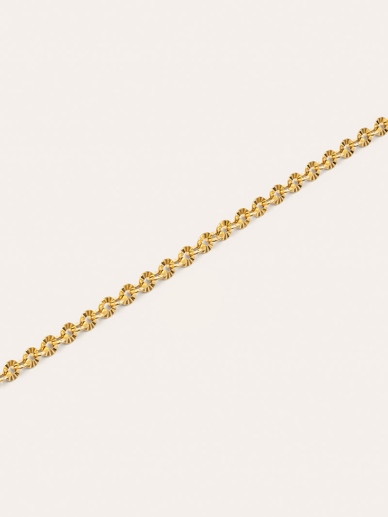 Celestia Stainless Steel Gold Necklace