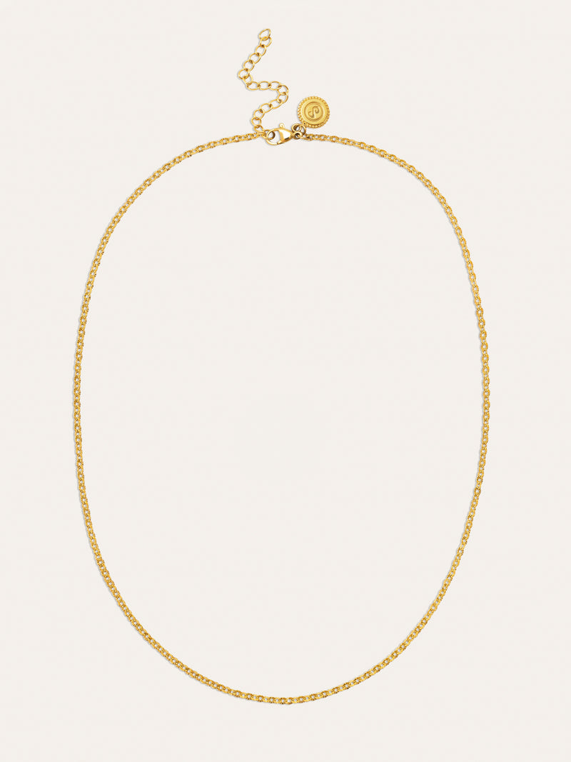 Celestia Stainless Steel Gold Necklace