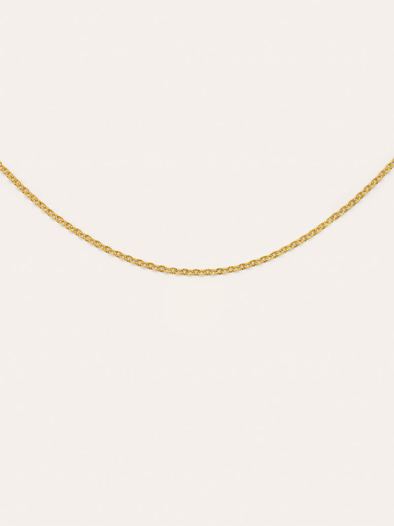 Celestia Stainless Steel Gold Necklace
