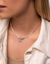 Chic Pearl Stainless Steel Necklace