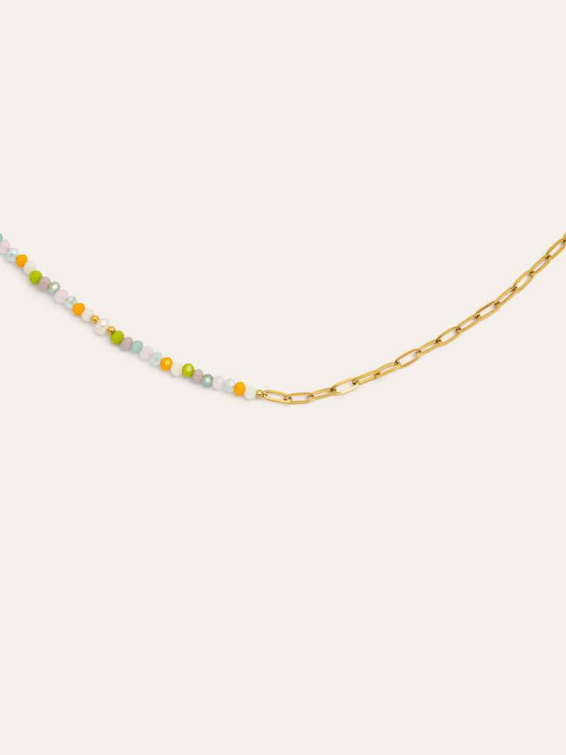 Nora Chic Stainless Steel Gold Necklace 