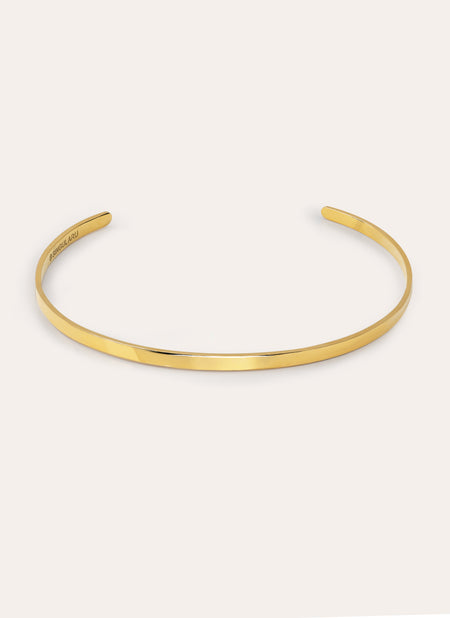 Plate Stainless Steel Gold Choker