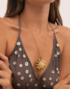 Chic Solea Necklace Steel Gold Plated