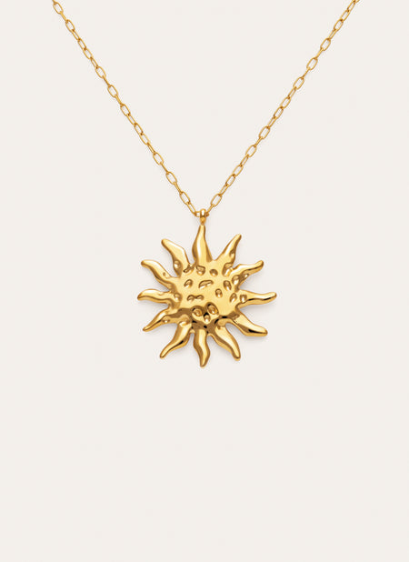 Chic Solea Necklace Steel Gold Plated