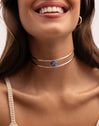 Kyanite Steel Choker
