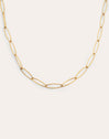 Oval Stainless Steel Gold waist chain belt