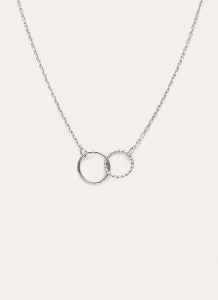 Collar Circles Twist Acero