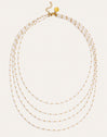 Cleopatra Blanch Steel Necklace, Gold-Plated