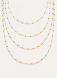 Cleopatra Blanch Steel Necklace, Gold-Plated