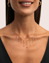 Clea Colors Stainless Steel Gold Necklace