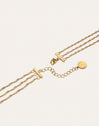 Imagen detalle de Collar Cleopatra Mini Twist Acero Baño Oro