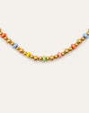 Collar Color Bomb Acero  Baño Oro