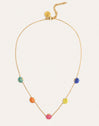 Collar Conchas Enamel Baño Oro