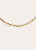 Cord Stainless Steel Gold Necklace