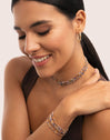 Crystals Cleopatra Stainless Steeel Gold Bracelet