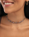 Crystals Cleopatra Stainless Steel Gold Choker