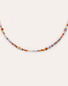 Crystal Summer Stainless Steel Gold Necklace