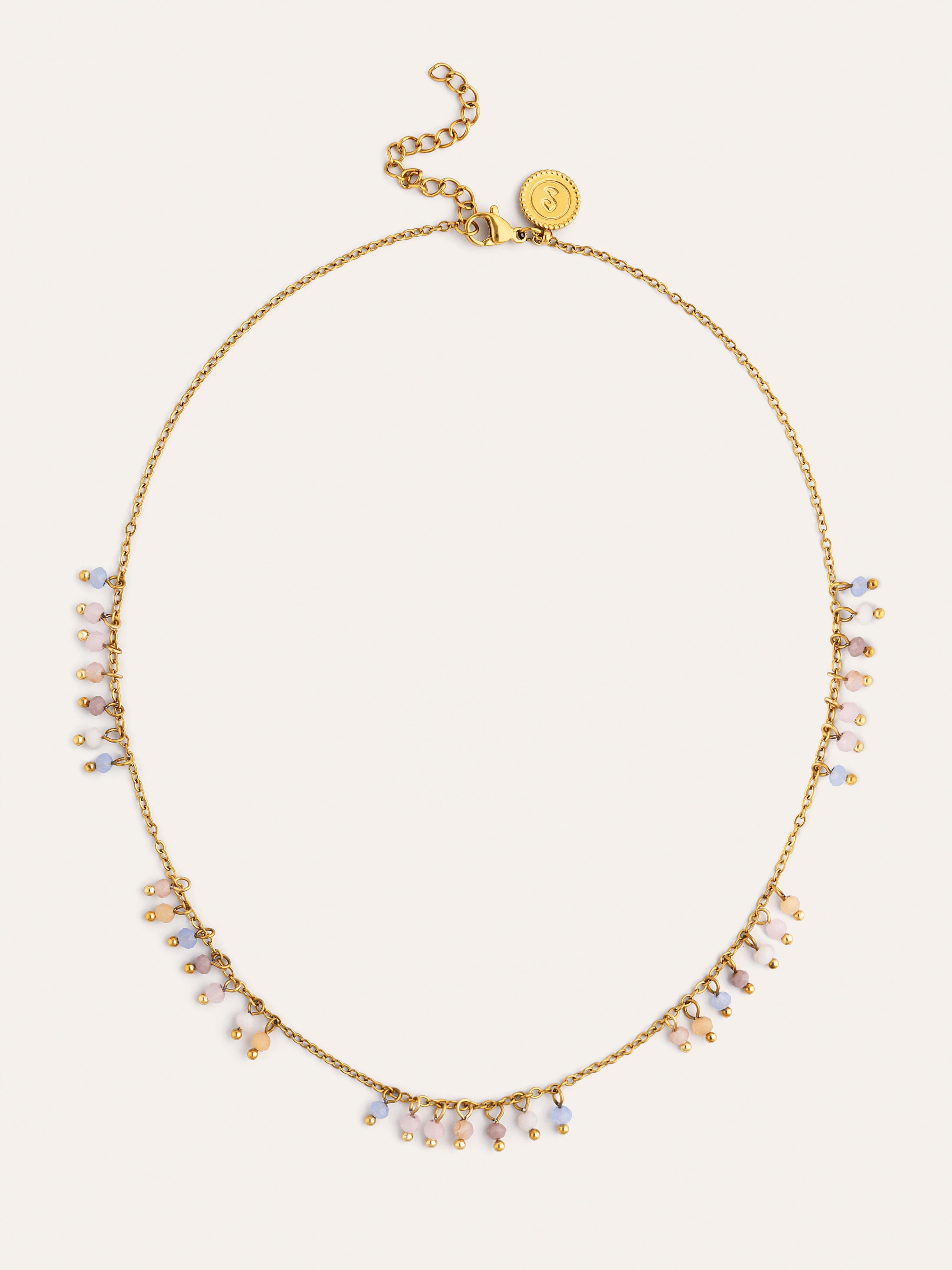 Collar Dancing Daphne Acero Baño Oro