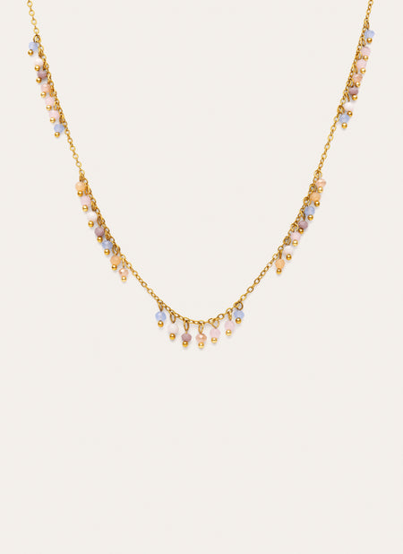 Dancing Daphne Steel Gold-Plated Necklace