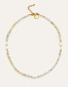 Collar Daphne Pearls Acero Baño Oro