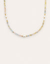 Collar Daphne Pearls Acero Baño Oro
