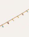 Danicing Stones Gold Necklace 