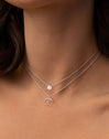 Pack 2 Collares Spark + Mini Moonset - puesto en modelo