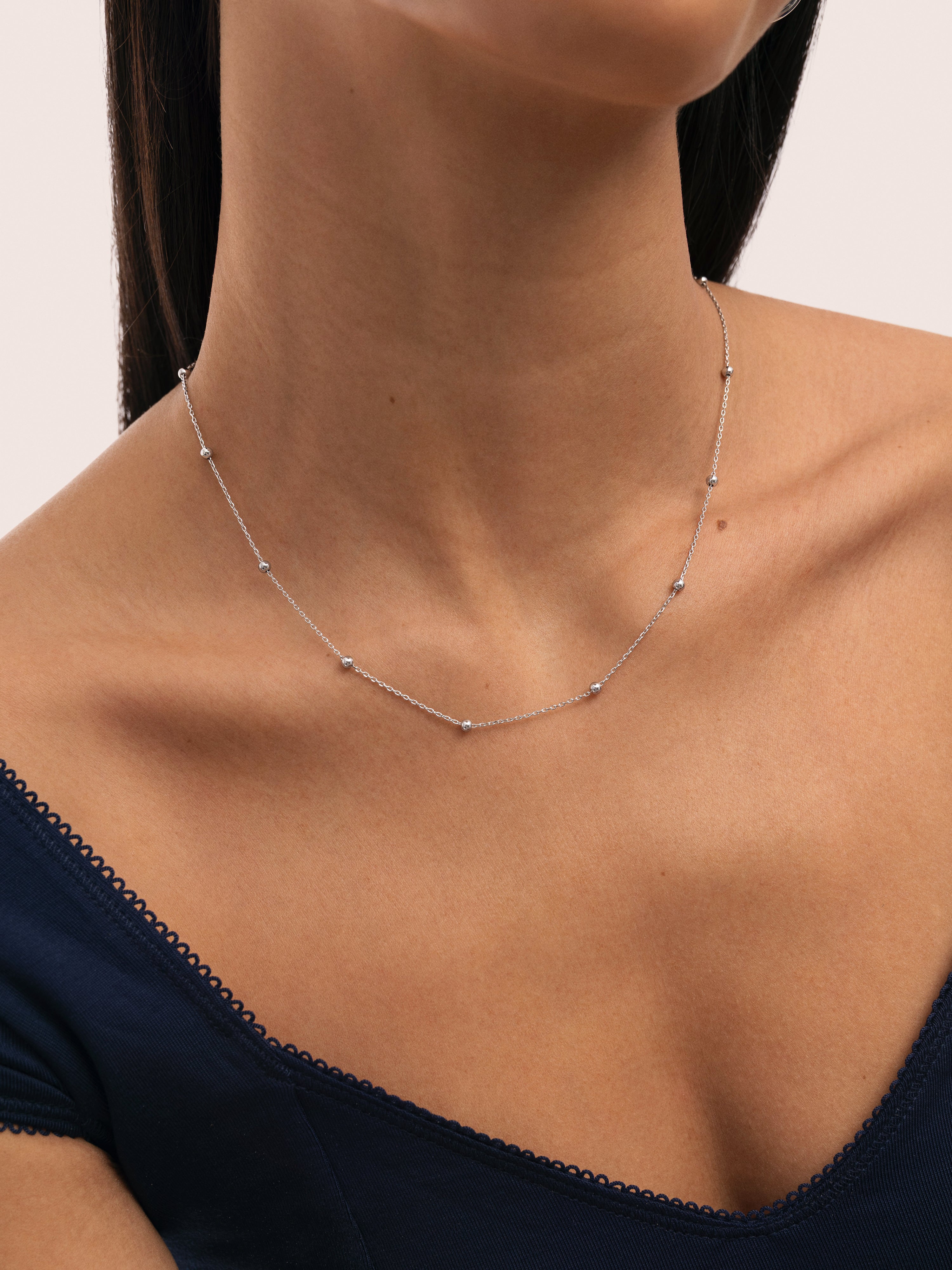 Dots L Stainless Steel Necklace