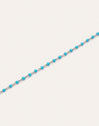 Imagen detalle de Dots Turquoise Enamel Steel Necklace