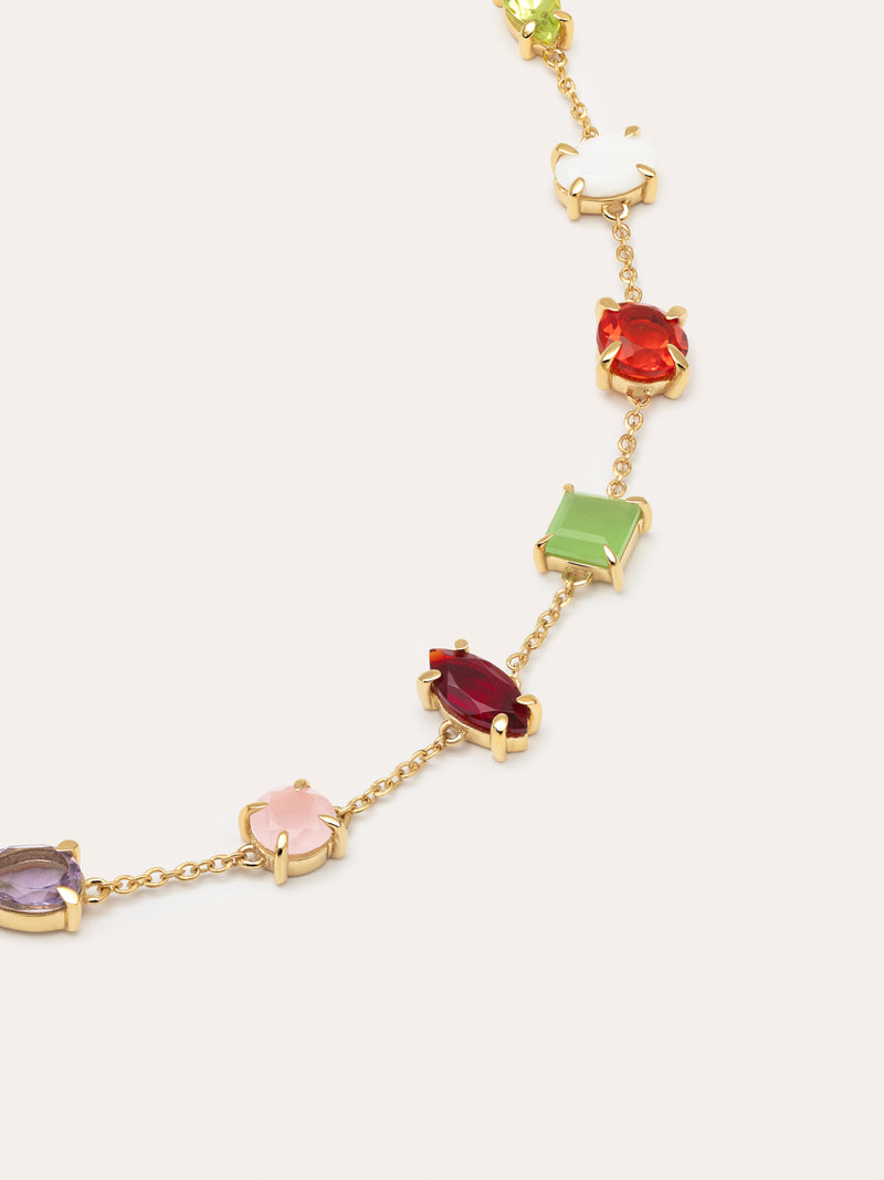 Drop Orquidea Gold Necklace